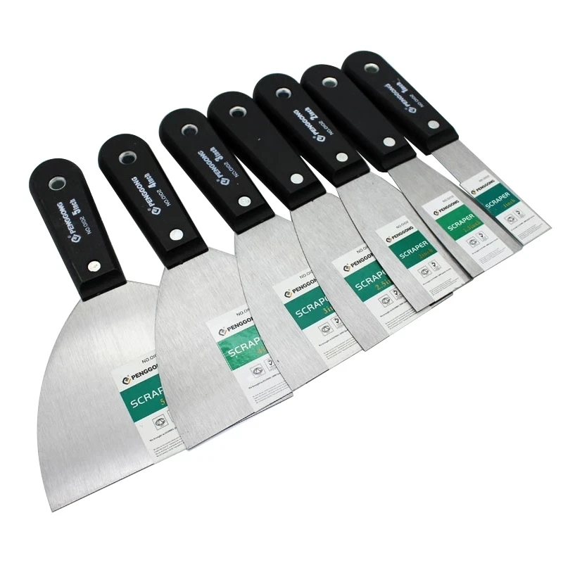7pcs Putty Knife Set With Bag Scraper Blade 1"1.5" 2" 2.5" 3" 4" 5"wall