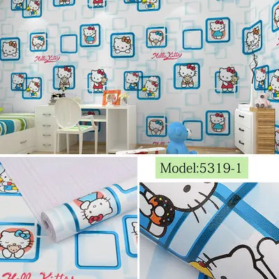 42 DIY ПВХ мультфильм самоклеющиеся обои гостиная спальня ТВ Задняя Детская комната мальчик девочка водонепроницаемые настенные стикеры на обои - Цвет: 42