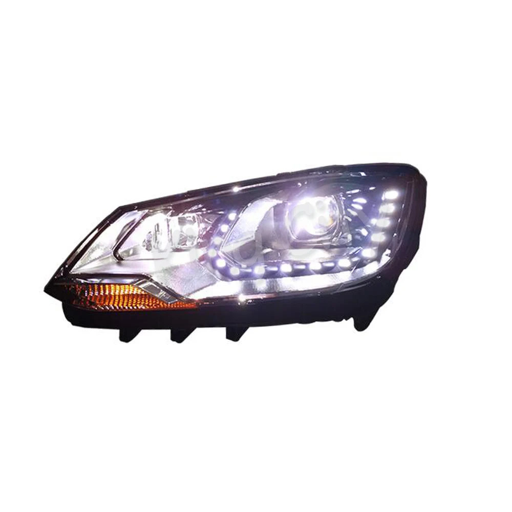 CAPQX 2 шт. для Volkswagen Tiguan Sharan 2012 2014 2015 2016 2017 светодиодный головной прожектор Головной
