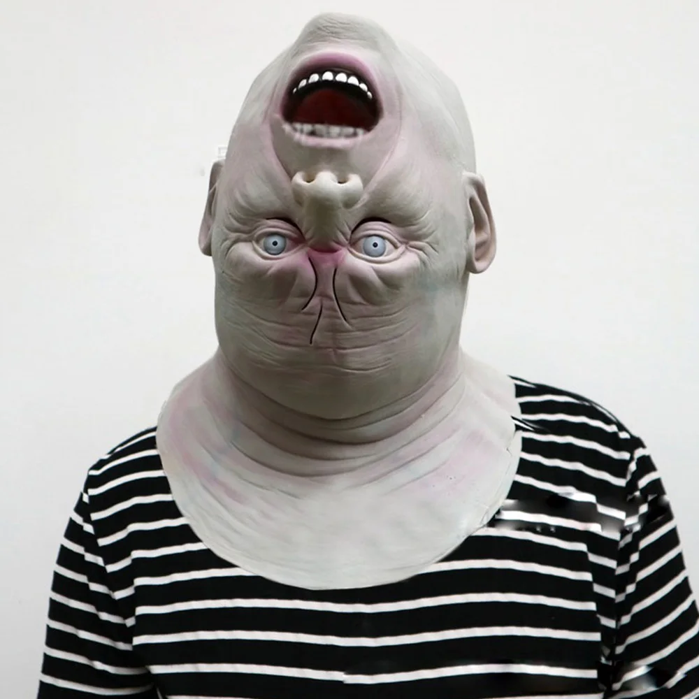 

Zombie Mask Cosplay Latex Full Face Horror Adult Halloween Party Walking Dead new