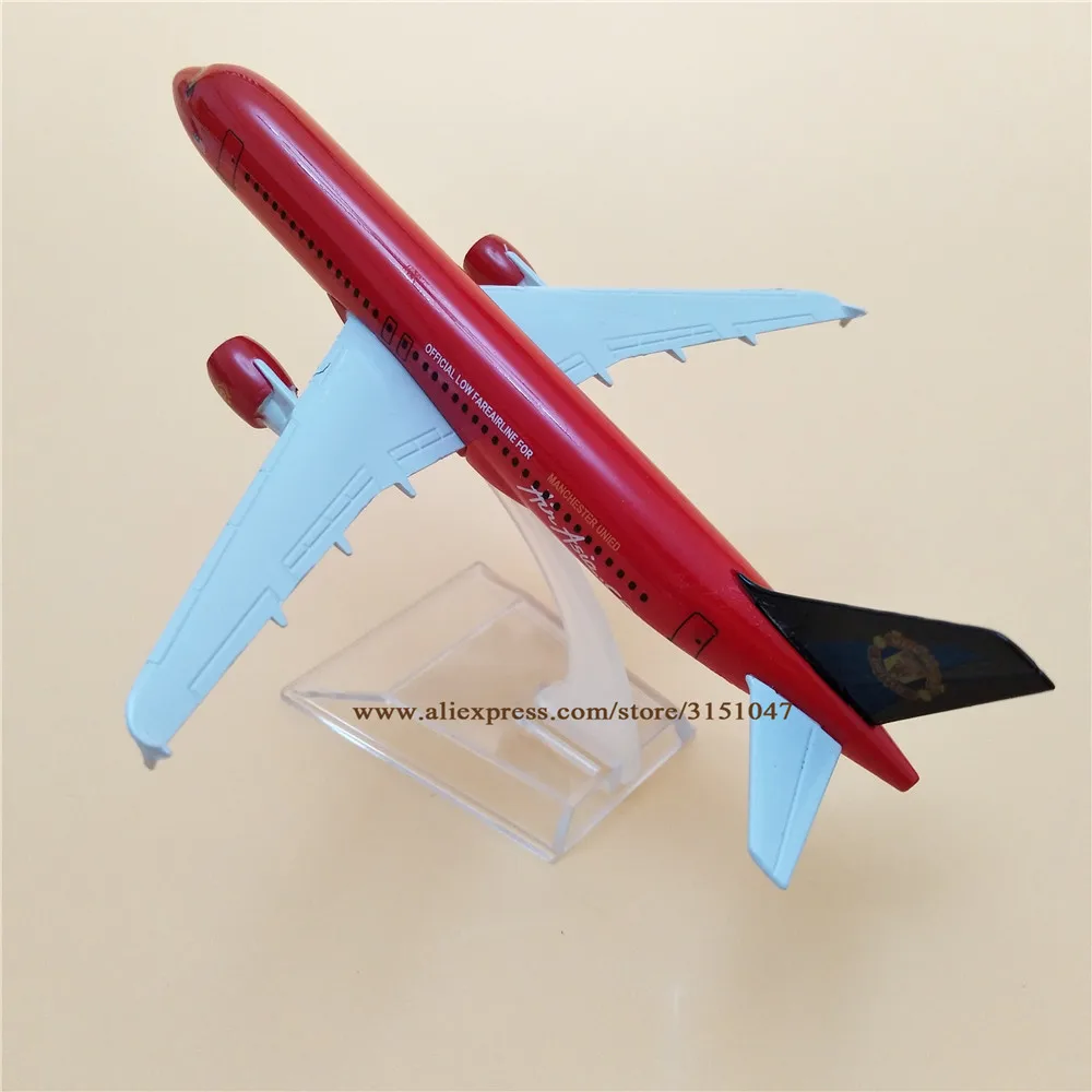 16 см кабулк красный цвет Air Asia Аэробус 320 A320 авиакомпаний самолет модель самолета