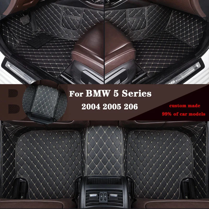 

Автомобильные коврики для BMW 5 серии 2004 2005 2006, автомобильные коврики, Стайлинг автомобиля, аксессуары для интерьера автомобиля, коврики для покрытия