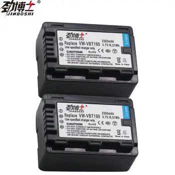 

2PC VW-VBT190 VW VBT190 Rechargeable Battery for Panasonic HC-V110 HC-V130 HC-V160 HC-V180 HC-V201 HC-V210 HC-V230 HC-V250