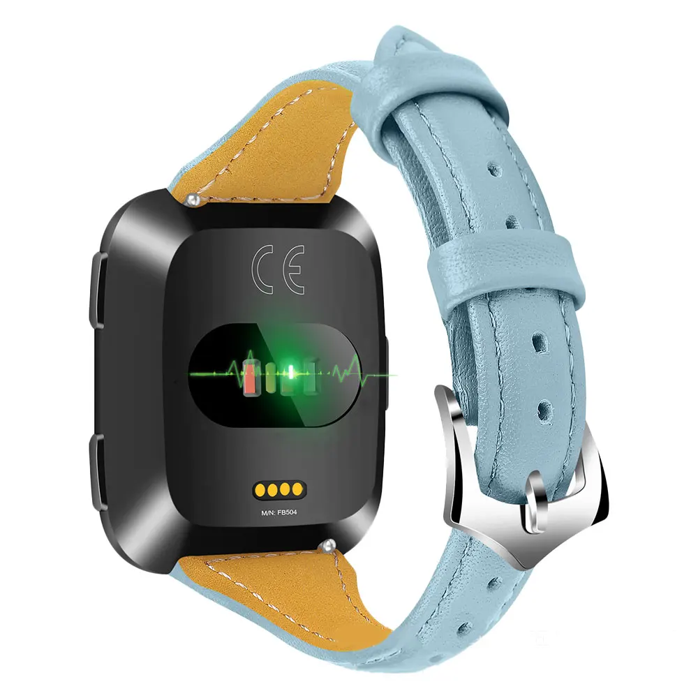 Высококачественный ремешок для часов Fitbit Versa ремешок для браслета Fitbit Versa Смарт-часы кожаный ремешок для наручных часов
