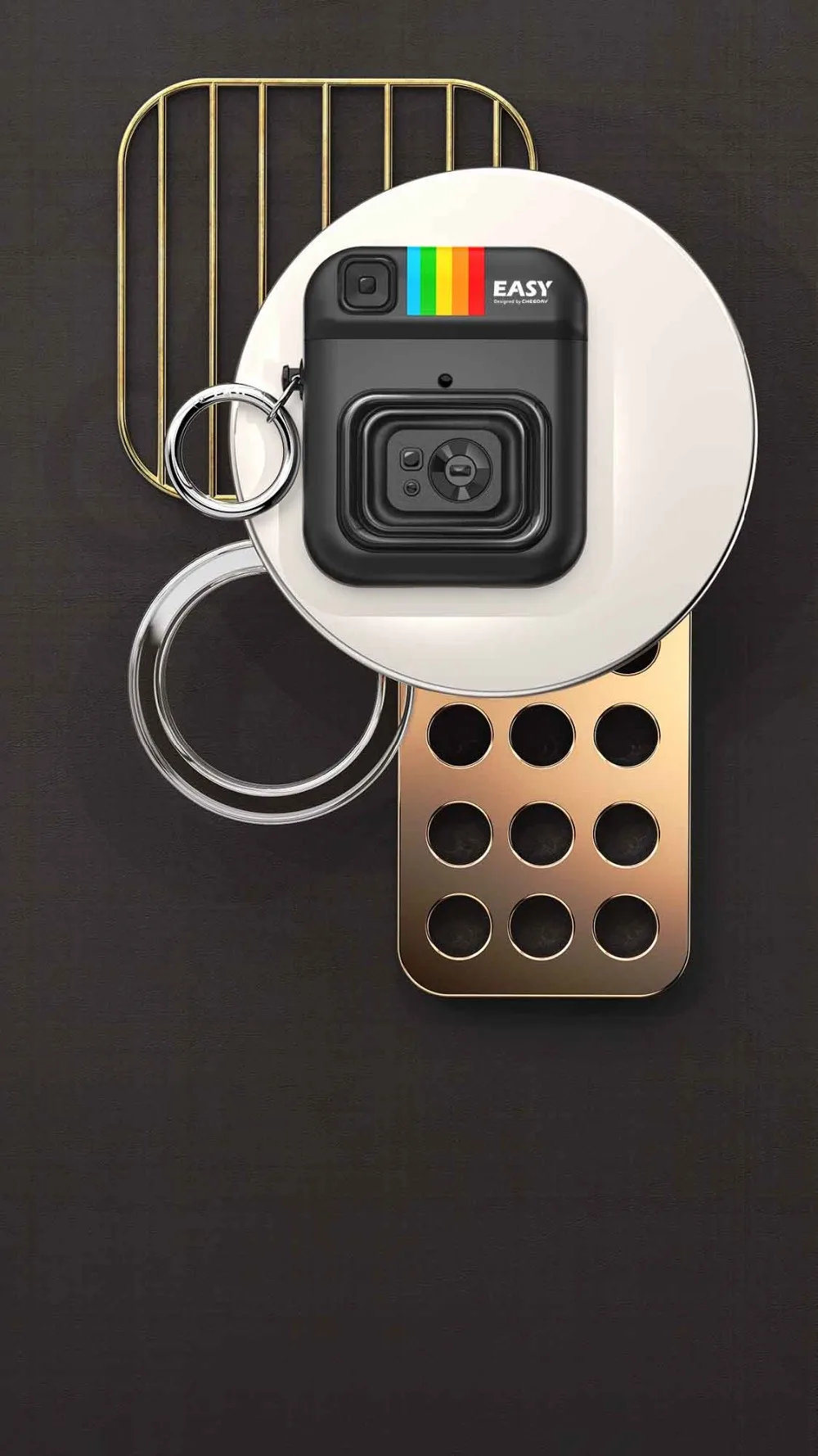 Силиконовый защитный чехол для iPhone AirPods [передний светодиодный Видимый] совместим с Apple AirPods 2& 1, сумка для хранения наушников