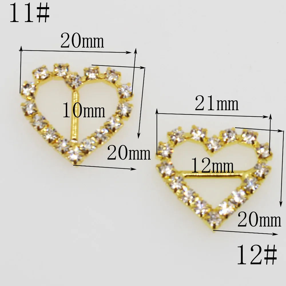 50 шт. маленькая горная горка Пряжка золотистого и серебристого цвета
