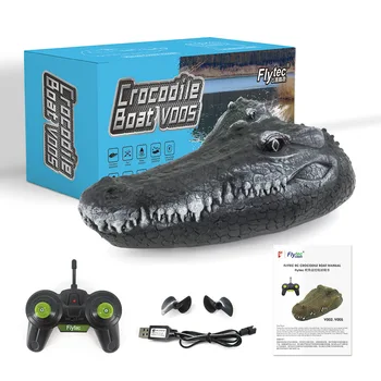 

Squishy Crocodile Boat 2.4G 4CH RC Halloween Antistress Toys for Kids