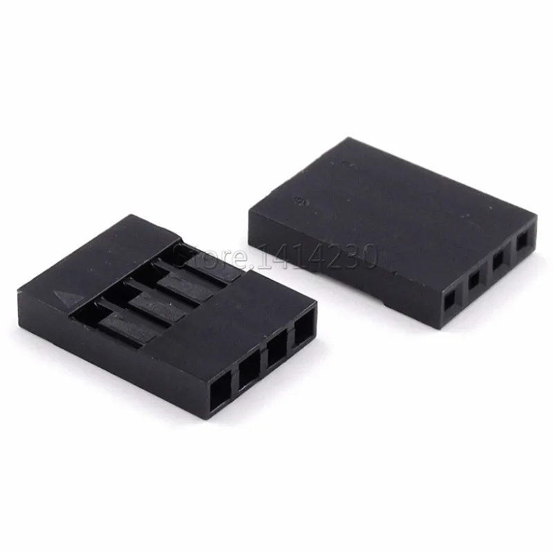 100 Stück Dupont Kunststoffgehäuse 4Pin 2,54 mm Dupont Stecker 4P
