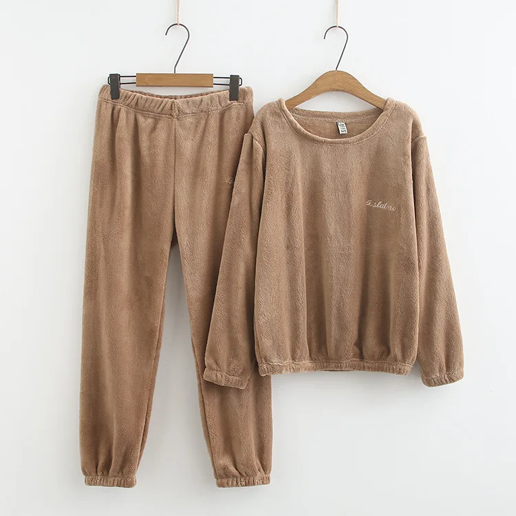 Blvyisla 4XL пижама в целом большой теплый фланелевый домашний пижамный комплект Женская зимняя Пижама женские комплекты