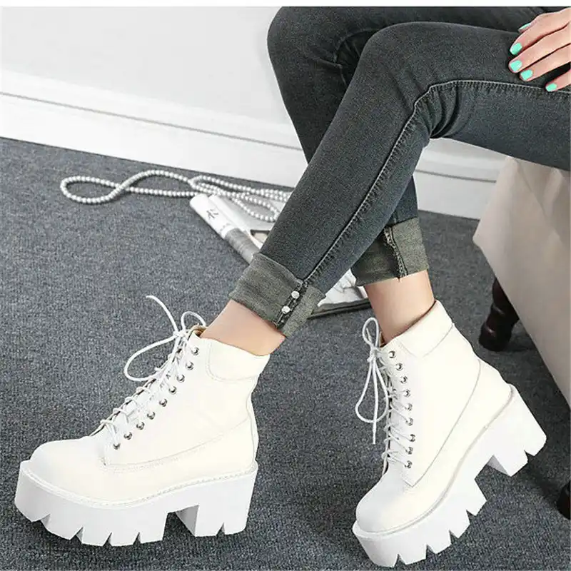 Botines Tacon Blancos Best Sale, UP TO 53% OFF | www.loop-cn.com
