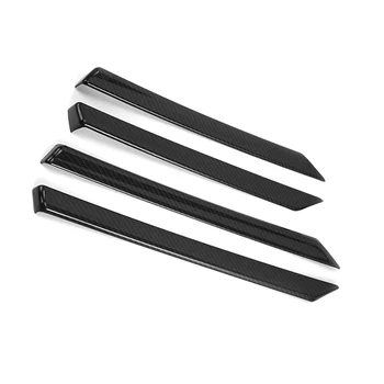 

4PCS SET Carbon Fiber Color ABS Interior Car Door Trim Decals Cover For Honda Civic 10th 2016 2017