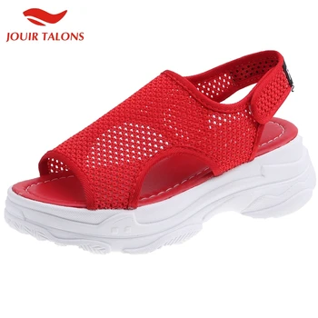

Fashion Clearance Price Leisure Light Sole Air Mesh hook&loop Women Sandals Summer Casual Shoes Woman