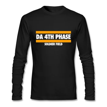 

New Coming 4th Phase T-shirt Men Long Sleeve Pure Cotton O-neck Tops For Youth