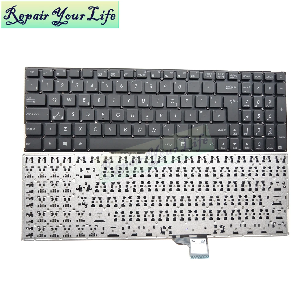  Italy UX510 keyboard for ASUS UX510UA IT UK laptop keyboard 0KNB0-6722IT00 9Z.ND2PU.00E 0KN0-UQ1IT1