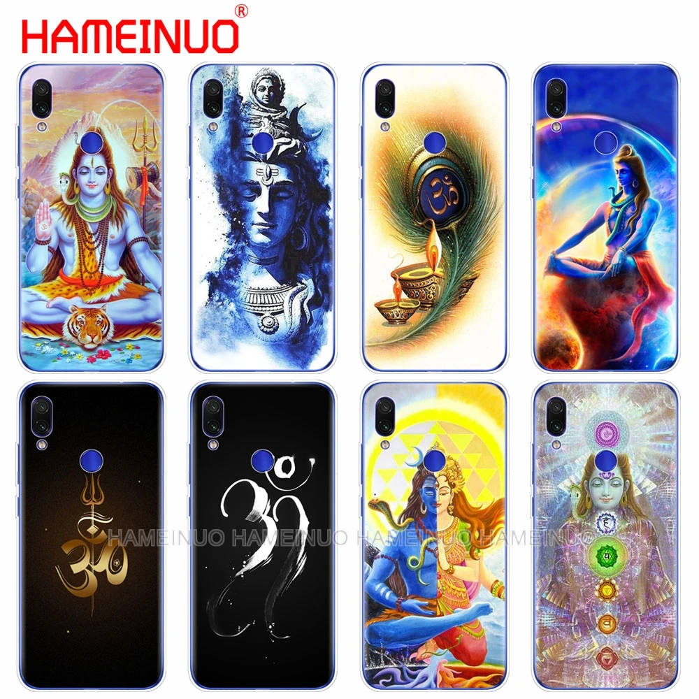 

silicon phone cover case for xiaomi mi 9 SE 9t PRO CC9 SE A3 Lite redmi NOET 7 7S PRO 7A go k20 pro y3 Lord Shiva Hindu God