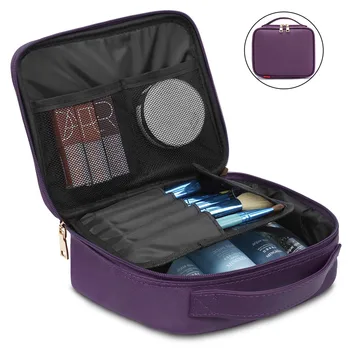 

Multi travel Cosmetic Bag Women simple zipper large capacity Oxford fabric Makeup Bags Toiletries Storage Make up Cases #0111