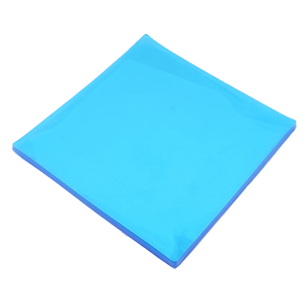 Motorcycle Motorbike Seat Gel Pad Cushion Comfortable Shock Absorption Soft Cool DIY Saddle Mat , Blue (25 x 25 x 1 cm)