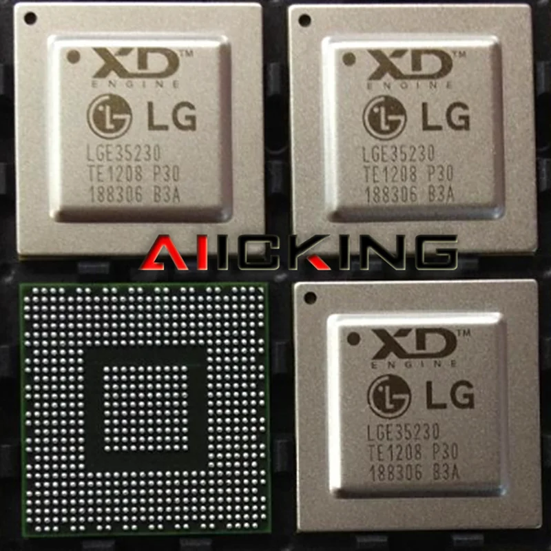 LGE35230 NEW LGE35230 BGA chip reball with balls IC Chipset in stock 10pcs pmb6826 6826 for iphone 7 7plus baseband power ic bga bbpmu rf pmic integrated circuits replacement parts chip chipset