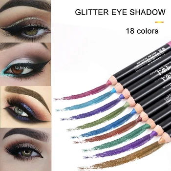 

New 6pcs/set Eyeshadow Pencil Long Lasting Smudgeproof Glitter Shimmering Eye Shadow Waterproof Cosmetic Makeup Set SCI8