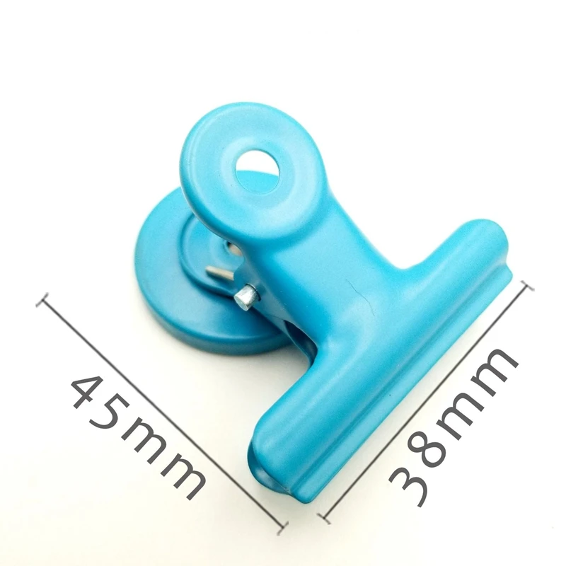 8Pcs Magnetic Metal Clips Colored Magnets Clips Perfect Fridge Magnets Kitchen Magnets Whiteboard Magnets for Home School, Class