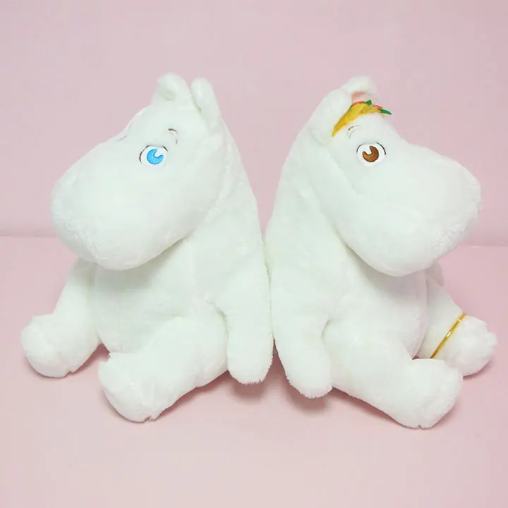 30 см пары Moomin and Snork maiden плюшевая игрушка мягкая игрушка кукла куклы Животные куклы, детский подарок Рождество