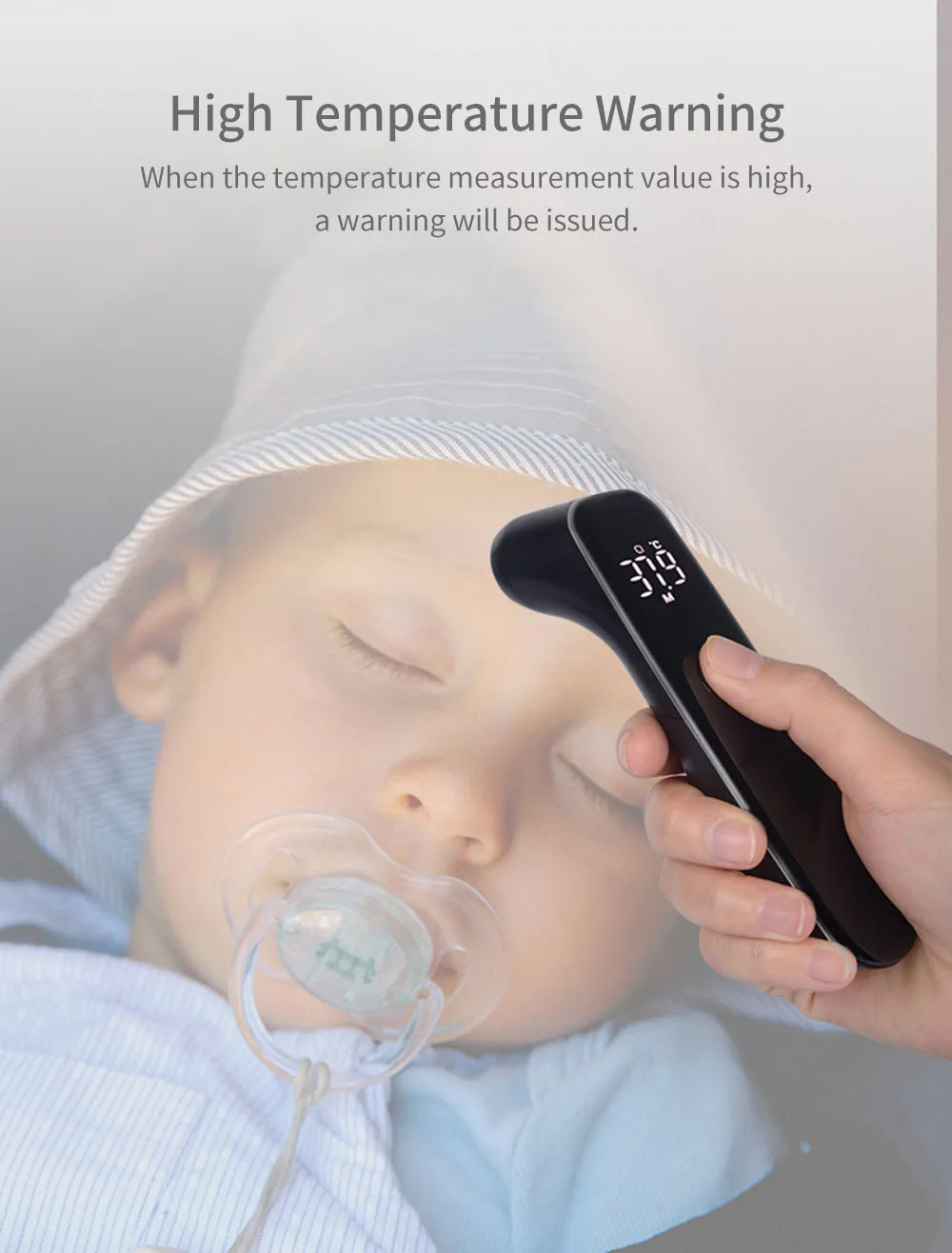 Ihealth T09 светодиодный полноэкранный умный термометр для тела/1 S мгновенная Мера Инфракрасный цифровой термометр