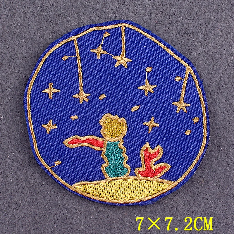 Fiber Anime Things Embroidered Patches For Clothing Cute Cartoon Iron On Patches On Clothes Howl and His Moving Castle Clothes Stripes dressmaking material shops near me Fabric & Sewing Supplies