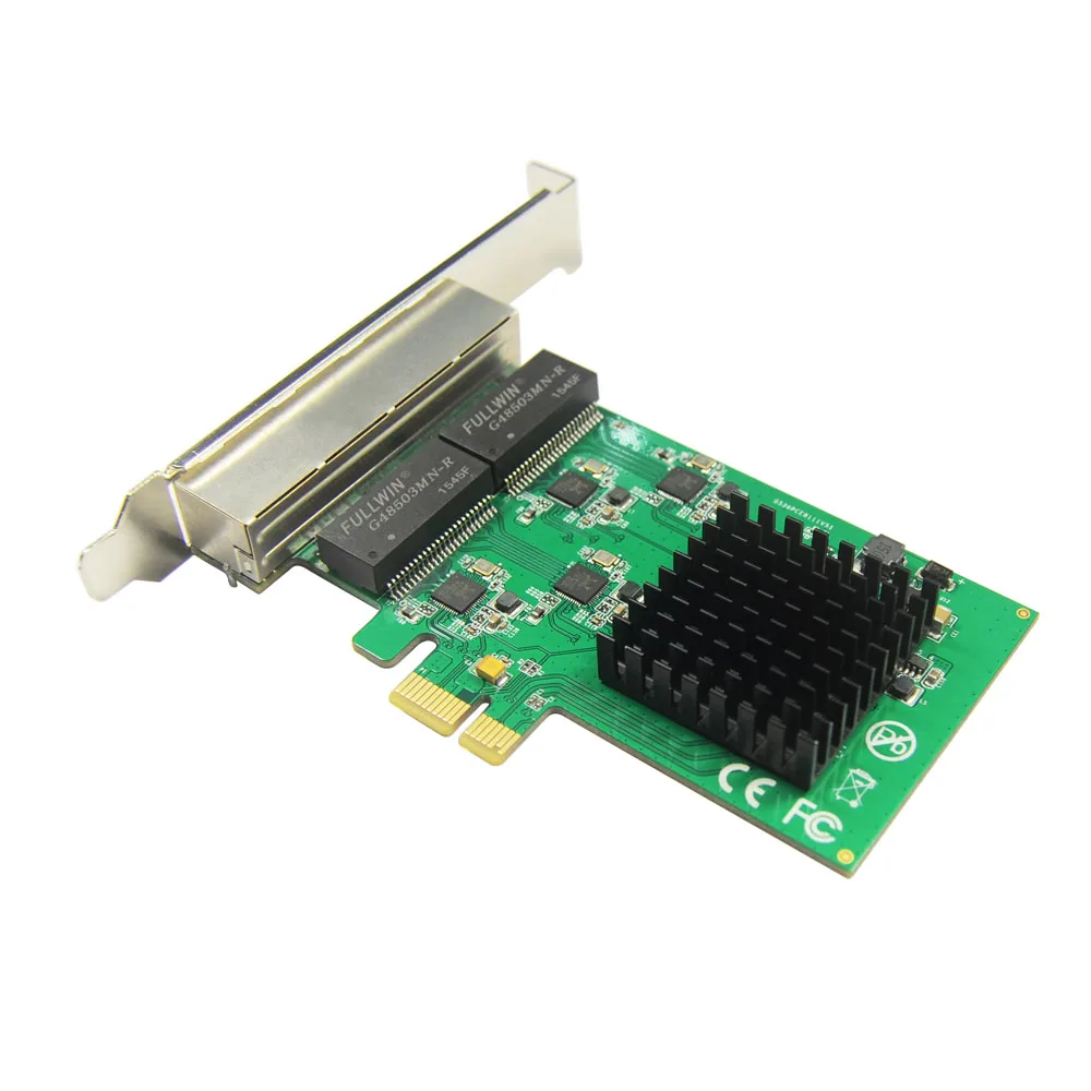 H1111Z сетевые карты Ethernet адаптер PCI-Express 4 порта гигабитный Ethernet контроллер карты RTL8111 чип с низкопрофильным кронштейном