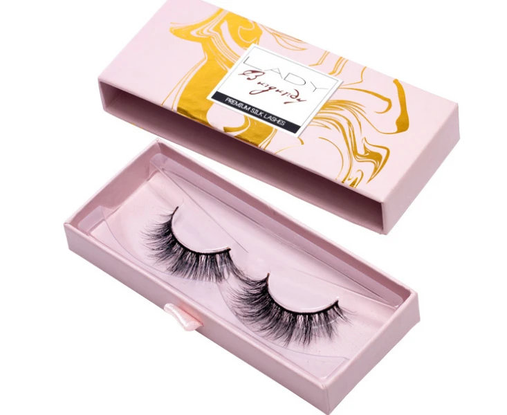 Luxury Folded eyelash Box Display drawer Box,Customized Bespoke Packaging-DH1020