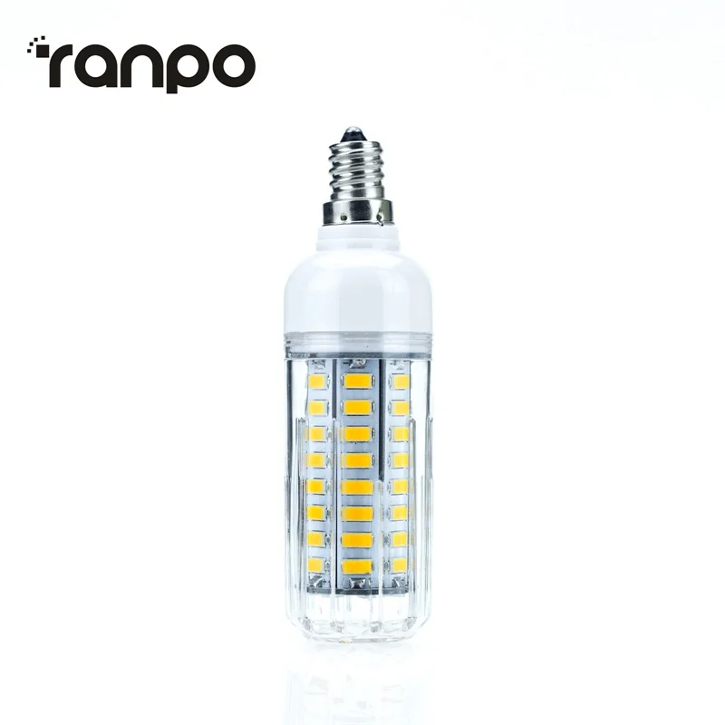 С регулируемой яркостью E27 светодиодный светильник E14 E12 светодиодный лампы SMD 5730 Светодиодная лампа-кукуруза 48 64 90 светодиодная люстра светодиодный светильник для украшения дома ампулы
