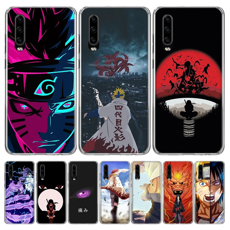 

Anime Naruto Cover Phone Case for Huawei P30 P20 Mate 30 20 10 Pro P10 Lite P Smart Z + 2019 Coque Shell Capa