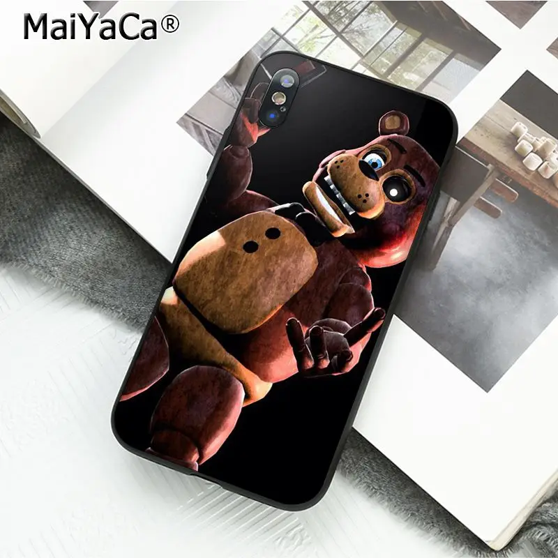 Чехол для телефона MaiYaCa five nights at freddy's fnaf freddy для iphone 11 Pro 11Pro MAX X XS MAX 6 6s 7 7plus 8 8Plus 5 5S SE XR 10