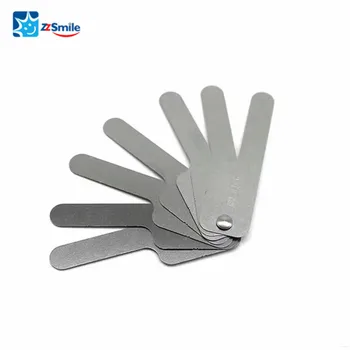 

CE Approved Stainless Steel Dental Tooth Gap Measuring Ruler for Adult