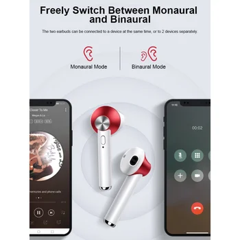 

TWS Bluetooth 5.0 Earphone Wireless Headphones 3D Stereo Sports gaming Waterproof Earbuds Headsets for xiaomi bluetooth earbuds