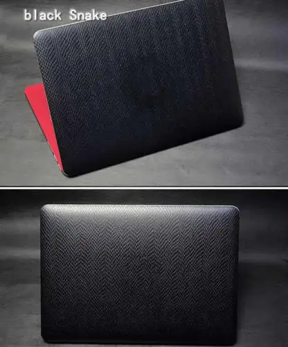 Black Snake Углеродное волокно ноутбука Наклейка наклейки кожи Обложка протектор для lenovo V470 14" - Цвет: Black Snake