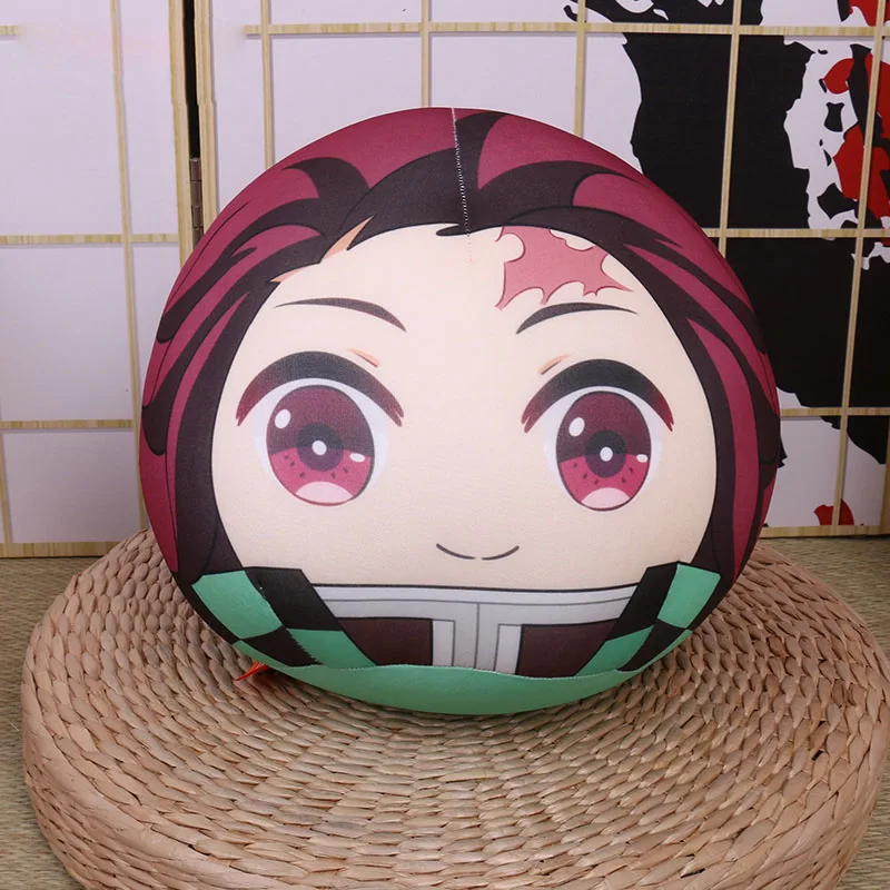 Kamado Tanjirou Горячая аниме Demon Slayer: Kimetsu no Yaiba Kamado Tanjirou Nezuko Косплей милая плюшевая кукла Dango Подушка Подарочная мягкая игрушка - Цвет: Kamado Tanjirou