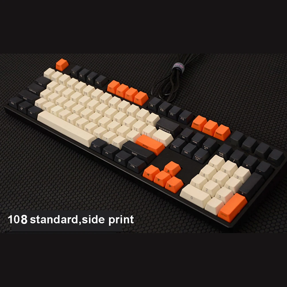 Carbon Keycaps OEM Profile Novelty LaserEtched for Cherry MX Switches