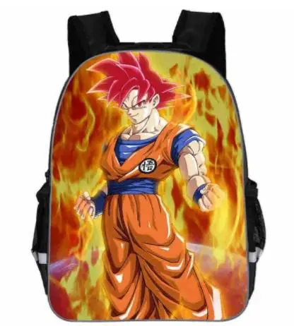 Picture color Школьный рюкзак для мальчиков и девочек Saiyan Goku, сумка для книг, подарок, аниме Dragon Ball Z/рюкзак Super Mario, детские школьные рюкзаки для подростков - Цвет: Picture color