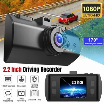 

2.2'' Driving Recorder HD Night Vision 1080P Car Driving Dash Cam Video Recorder G-sensor Rear View Camera 170° DVR Recorder