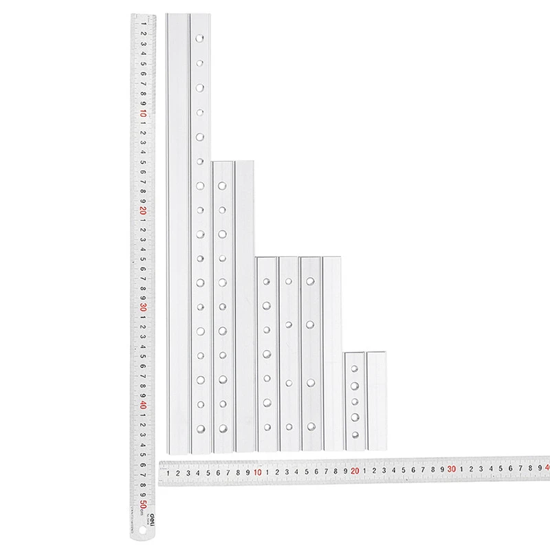 100-450mm T Track Slot Sliding Slab Slide Block for T-slot T-track miter furniture track slot router table Woodworking Tool