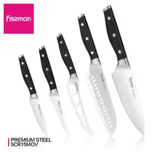 FISSMAN Demi шеф-повара серии немецкие Стальные Кухонные ножи Утилита шеф-повара Santoku нож для сыра