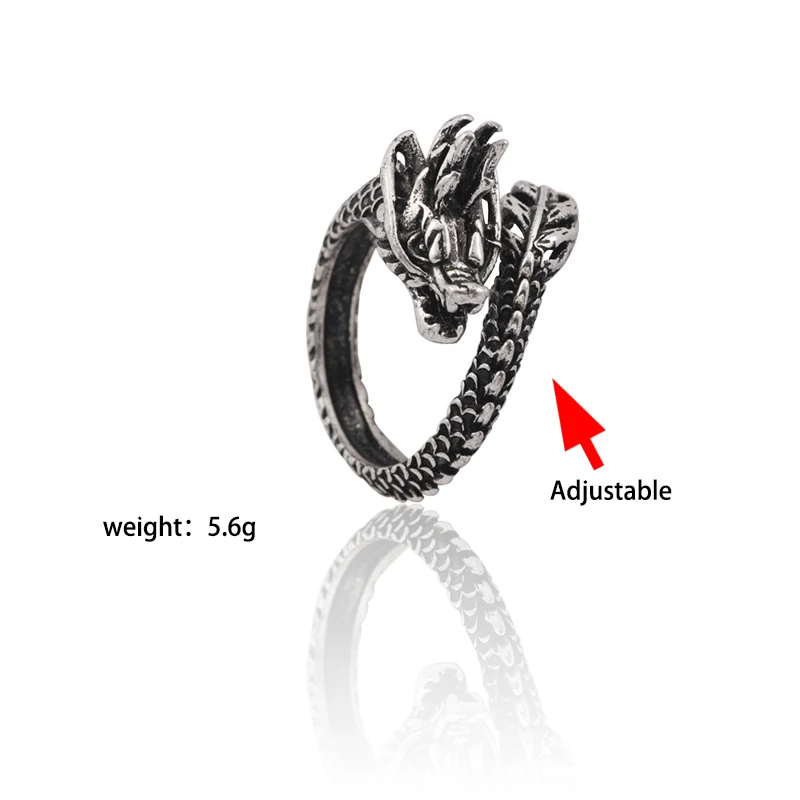 Animal-Vintage-anillo-g-tico-Punk-drag-n-chino-anillos-para-las-mujeres-Hip-Hop-de