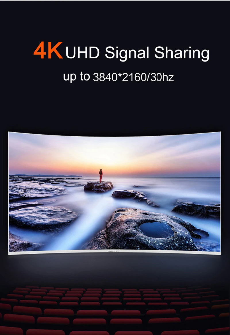 HDMI 2,0 4K HDMI сплиттер 1x10 1080P 3D видео конвертер дистрибьютор 1 в 10 выход HDCP2.2 EDID RS232 компьютер ноутбук ПК к ТВ HD tv