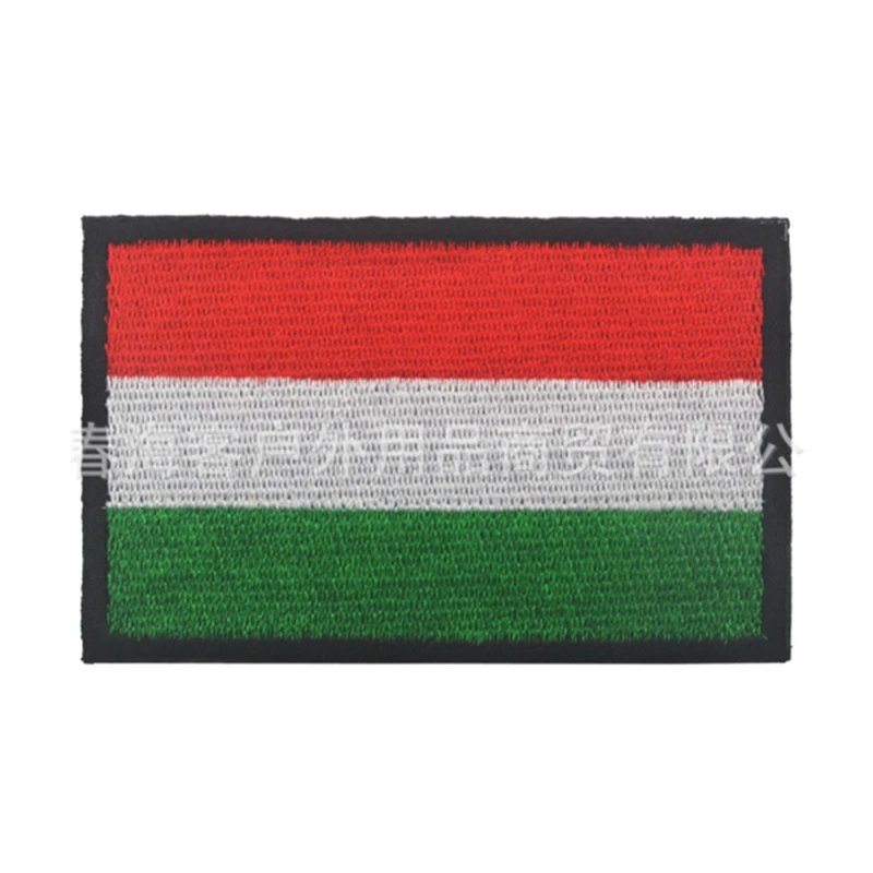 Венгерский национальный флаг, вышивка патч, вышитые патчи Военная Тактическая повязка на руку Наплечная Марка Вышивка для одежды