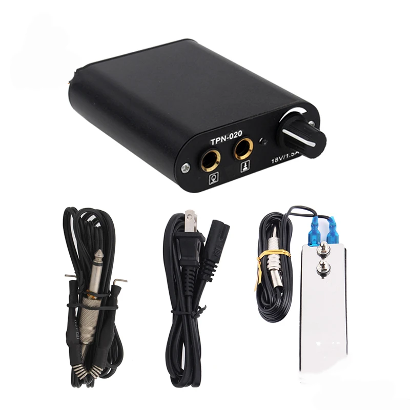 Professional Tattoo Kit 2 Machine Gun Coil Tattoo Machine Gun Set Power Supply Complete Tattoo Kits