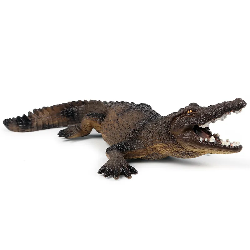 Children's Wild animal model simulation crocodile toy solid static model crocodile alligator Collecting gifts Toy model