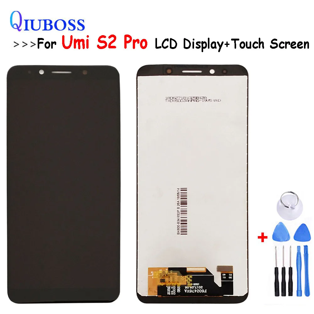 ЖК-дисплей UMIDIGI S2 PRO 6 0 дюйма + сенсорный экран 100% оригинальный испытанный