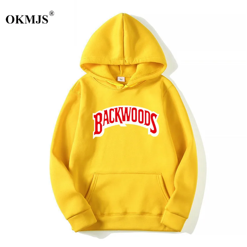 Мужские толстовки с капюшоном, уличная одежда с надписью Backwoods, толстовка с капюшоном, мужская мода осень-зима, хип-хоп мужской пуловер с капюшоном