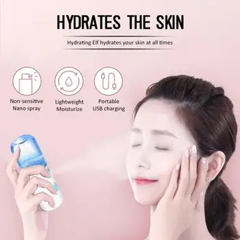 

15ml Mini Facial Steamer Moisturizing Face Humidifier Professional Face Sprayer USB Facial Humidifier Sprayer Mist Spray
