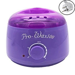 Purple EU Plug MEIERLI нагреватель для парафинового воска, крем-нагреватель для удаления волос, 100 г, восковые бобы, восковая машина, подогреватель, профессиональный мини-спа, руки, ноги - Цвет: Purple EU Plug